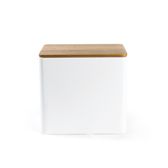 Picture of Salter BW12899WEU7 Toronto Bread Bin White/Wooden