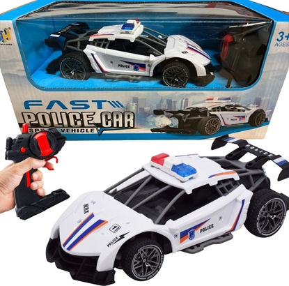 Picture of SAMOCHÓD POLICYJNY ZDALNIE STEROWANY NA PILOT EFEKTY WIETLNE PARA WODNA