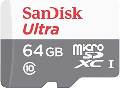 Attēls no SANDISK BY WESTERN DIGITAL MEMORY MICRO SDXC 64GB UHS-I/SDSQUNR-064G-GN3MN SANDISK