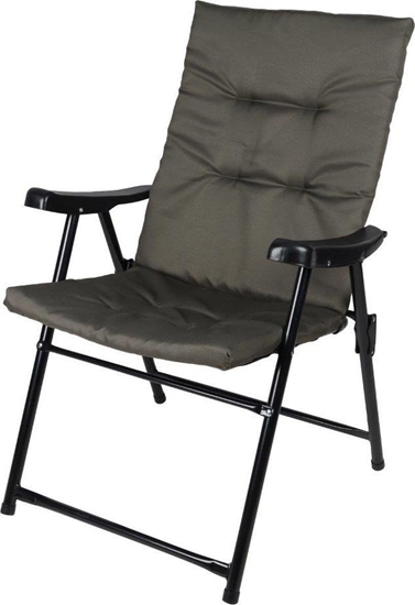 Picture of Saska Garden KRZESO OGRODOWE SKADANE 59X66X45/90CM Z PODUSZK SZARE