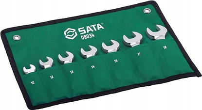 Picture of SATA ZESTAW KLUCZY PASKO-OCZKOWYCH KRÓTKICH Z GRZECHOTK 7szy.