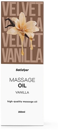 Attēls no SATISFYER_High-Quality Massage Oil olejek do masau Vanilla 250ml