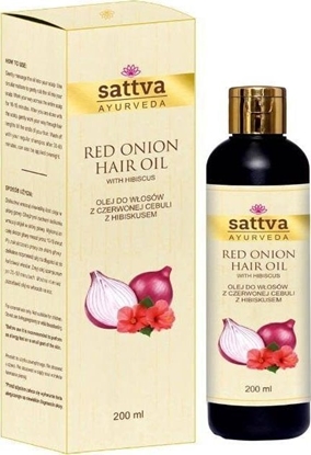 Изображение Sattva Hair Oil olej do wosów z czerwonej cebuli Red Onion 200ml