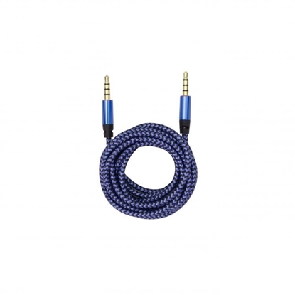 Attēls no Sbox 3535-1.5BL AUX Cable 3.5mm To 3.5mm Blueberry Blue