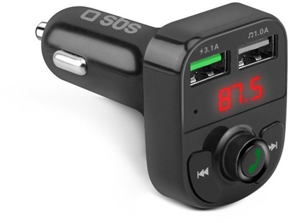 Attēls no SBS FM transmitter/car charger 2xUSB 15W
