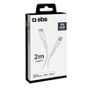 Picture of SBS SBS TECABLELIGTC2W USB-C - Lightning Cable 2 m - White