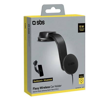 Изображение SBS Smartphone holder with inductive charger SBS TESUPPMAG15W2115W compatible with MagSafe - black