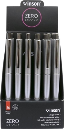 Attēls no SCHEMAT Dugopis automat. Zero Silver Z4 niebieski (36szt)