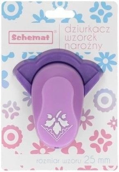 Изображение SCHEMAT Dziurkacz ozdobny narony 25mm licie MIX