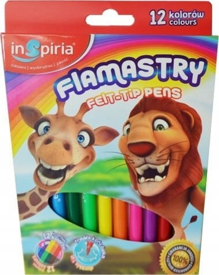 Изображение SCHEMAT Flamastry 12 kolorów