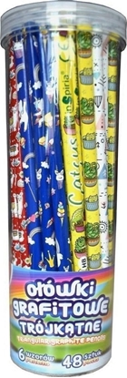 Attēls no SCHEMAT Oówki grafitowe trójktne HB (48szt)