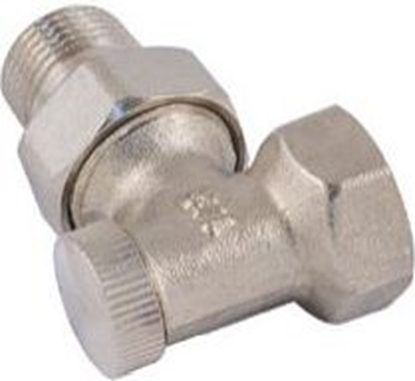 Attēls no Schlosser Zawór powrotny grzejnikowy DN15 1/2xM22x1,5 GZ ktowy (601300006)