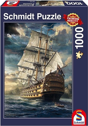 Изображение Schmidt Spiele Schmidt Puzzle Statek wypyn! - 58153 / 1000 czci - 58153