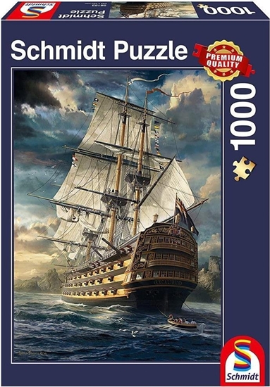 Изображение Schmidt Spiele Schmidt Puzzle Statek wypyn! - 58153 / 1000 czci - 58153