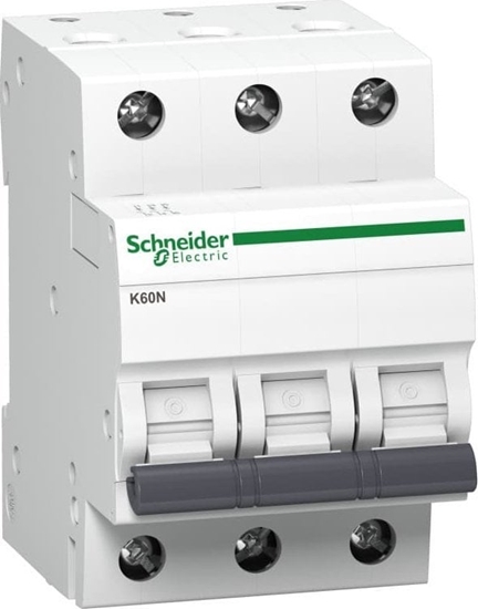 Picture of Schneider Electric Wycznik nadprdowy 3P B 63A 6kA AC K60N-B63-3 A9K01363