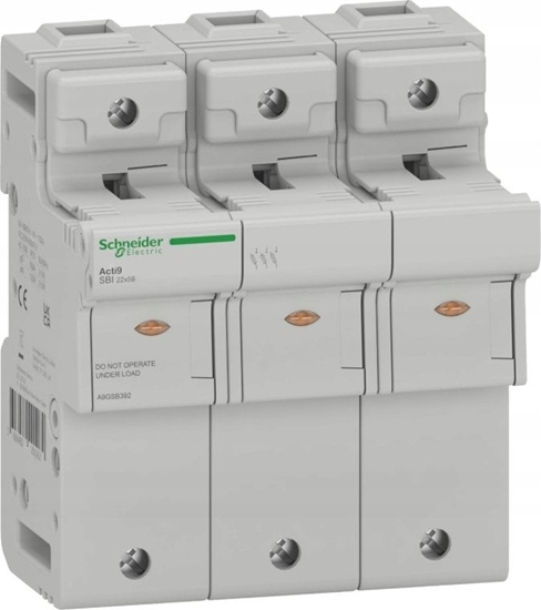 Picture of SCHNEIDERE Podstawa bezpiecznikowa Acti9 SBI 3P 125A SBI-125-3 Schneider A9GSB392