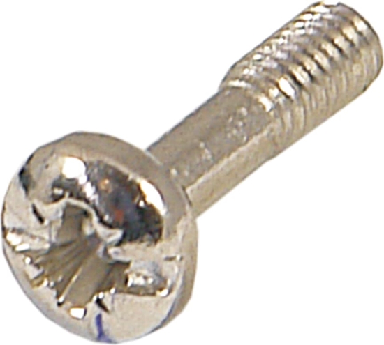 Изображение Schroff Collar Screw, Cross Recess/Slotted (M2.5x11), Steel Nickel-Plated