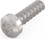 Attēls no Schroff Panhead Screw, Torx, Ø 2.5 mm, Length 9.3 mm, Thread-Forming, Steel Zinc Plated