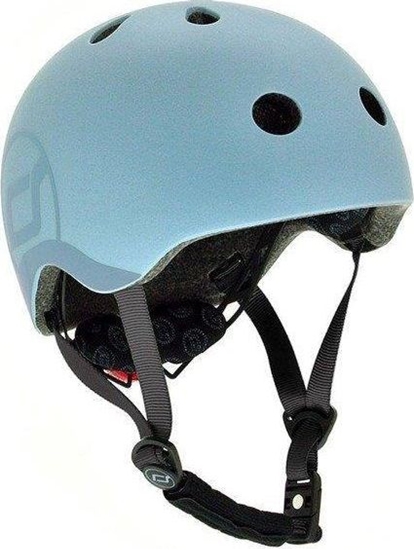 Picture of ScootAndRide SCOOTANDRIDE Kask S-M dla dzieci Steel