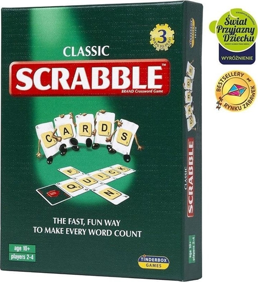 Изображение Scrabble Karty wersja angielska PIATNIK