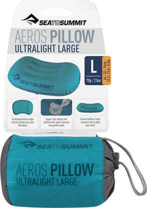 Picture of Sea To Summit Poduszka Aeros Pillow Ultralight turkusowa r. L (APILUL/AQ/LG)