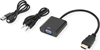 Изображение Secomp STANDARD Cableadapter, HDMI - VGA + Audio, M/F, (stereo), 0.23 m