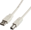 Attēls no Secomp USB 2.0 Cable, Type A-B, beige, 4.5 m
