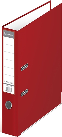 Изображение Segregator Interdruk 2-ringowy A4 75mm bordowy (394098)