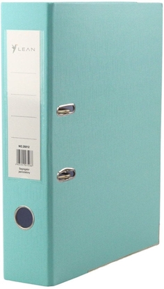Picture of Segregator Na Dokumenty A4/80mm Okucie Mechanizm Dwigniowy Turkusowy