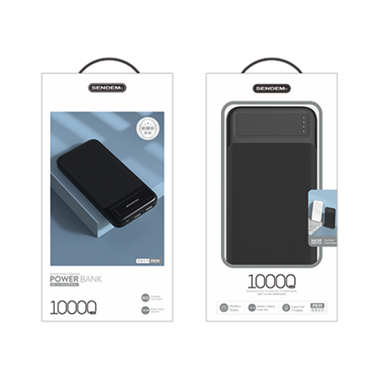 Attēls no SENDEM PK91 powerbank 10000 mAh | 2,4A | LED | mel