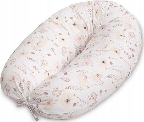 Picture of Sensillo Poduszka - Rogal ciowy XL- Maki pastelowe