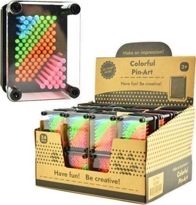 Изображение Sensoryczna kostka XL tablica szpilkowa 6x5cm