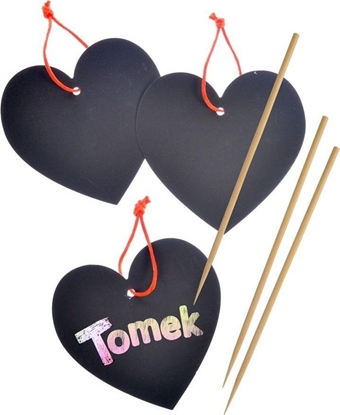 Изображение Serduszka zawieszki zdrapka 3szt