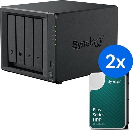 Picture of Serwer Synology Synology DS423+ zestaw + 2x dysk 6T