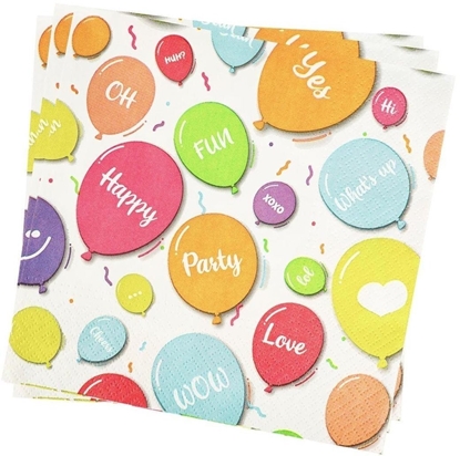 Изображение Serwetki Happy Balloons 20szt