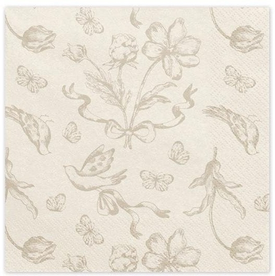 Picture of Serwetki Kwiaty 33x33cm 12szt