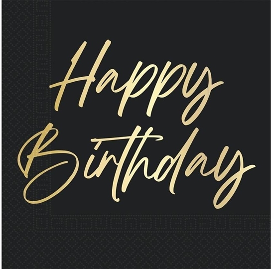 Picture of Serwetki papierowe Happy Birthday 33x33cm 20szt