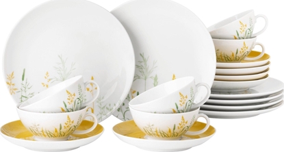 Picture of Serwis do herbaty dla 6 osób biay - porcelana Seltmann