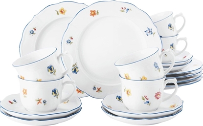 Picture of Tragar Serwis kawowy z porcelany dla 6 osób biay - Seltmann Wiede