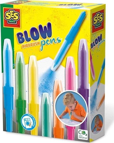 Picture of SES Kreatywna zabawa - Kolorowanie za pomoc dmuchania (447569)