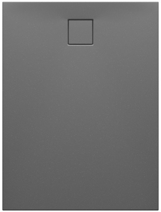 Attēls no SET C254 BRODZIK PROST TAKO SLIM 120X90X4,5 SZARY MAT + SYFON (VIRT)