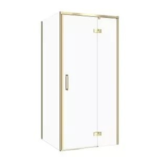 Изображение SET C270 KABINA LARGA ZAWIAS PRAWA ZOTA MAT 90X80X195 SZK TRANS WIR