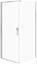 Picture of SET C387 KABINA MODUO KWADRATOWA 1 DRZWI PENE 90X90X195 WIR