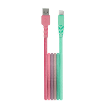 Attēls no Setty cable USB - USB-C 1,5 m 3A KGA-C-1.5320 turq