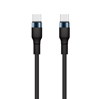Attēls no Setty USB-C - USB-C cable 1m 3A KSC-C-131 black