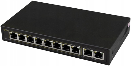 Picture of SG108-90W PULSAR Switch PoE 10-portowy Gigabit, 8x PoE