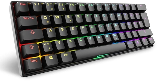 Изображение Sharkoon Gaming Tastatur Skiller SGK50S4 Gen2 schw.-gelb RGB