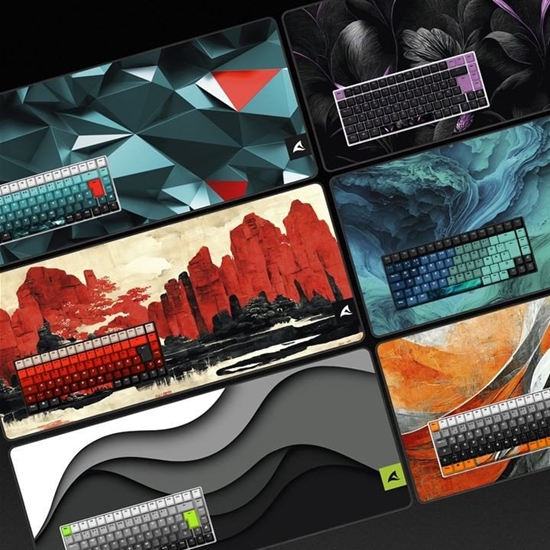 Picture of Sharkoon SKILLER SGK50 S3 Design Bundle D1 (graugrn/rot)