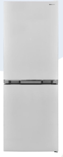 Picture of SHARP ledusskapis ar saldētavu apakšā, 152 cm, balts
