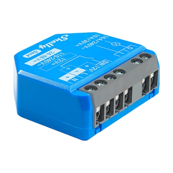 Picture of Shelly 1 Gen4 · Relais · max 16A · 1 Channel · WLAN · Matter · Zigbee · Bluetooth
